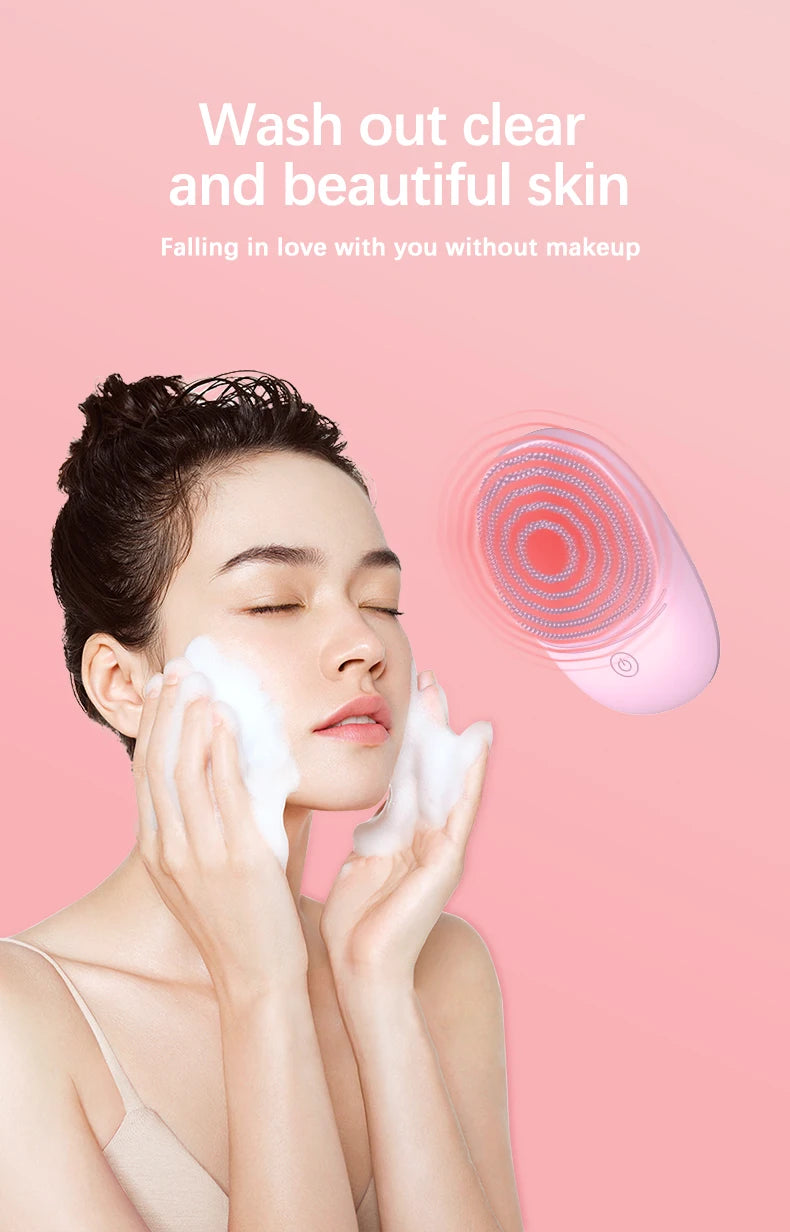 Cosmé Zen – Brosse Nettoyante Sonique Silicone | Vibrations Douces Nettoyage en Profondeur