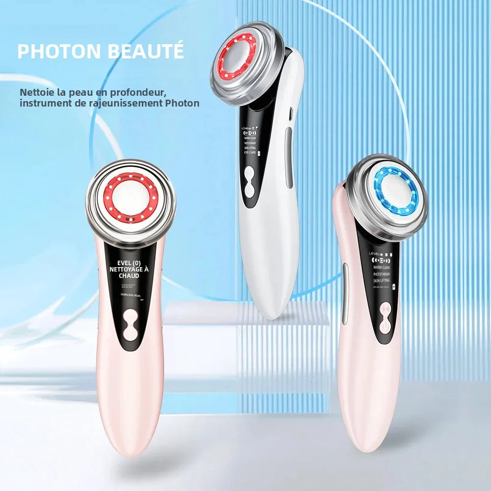 Cosmé Zen – Appareil EMS Microcourant Visage | LED Rouge & Bleue Anti-Rides Raffermissant