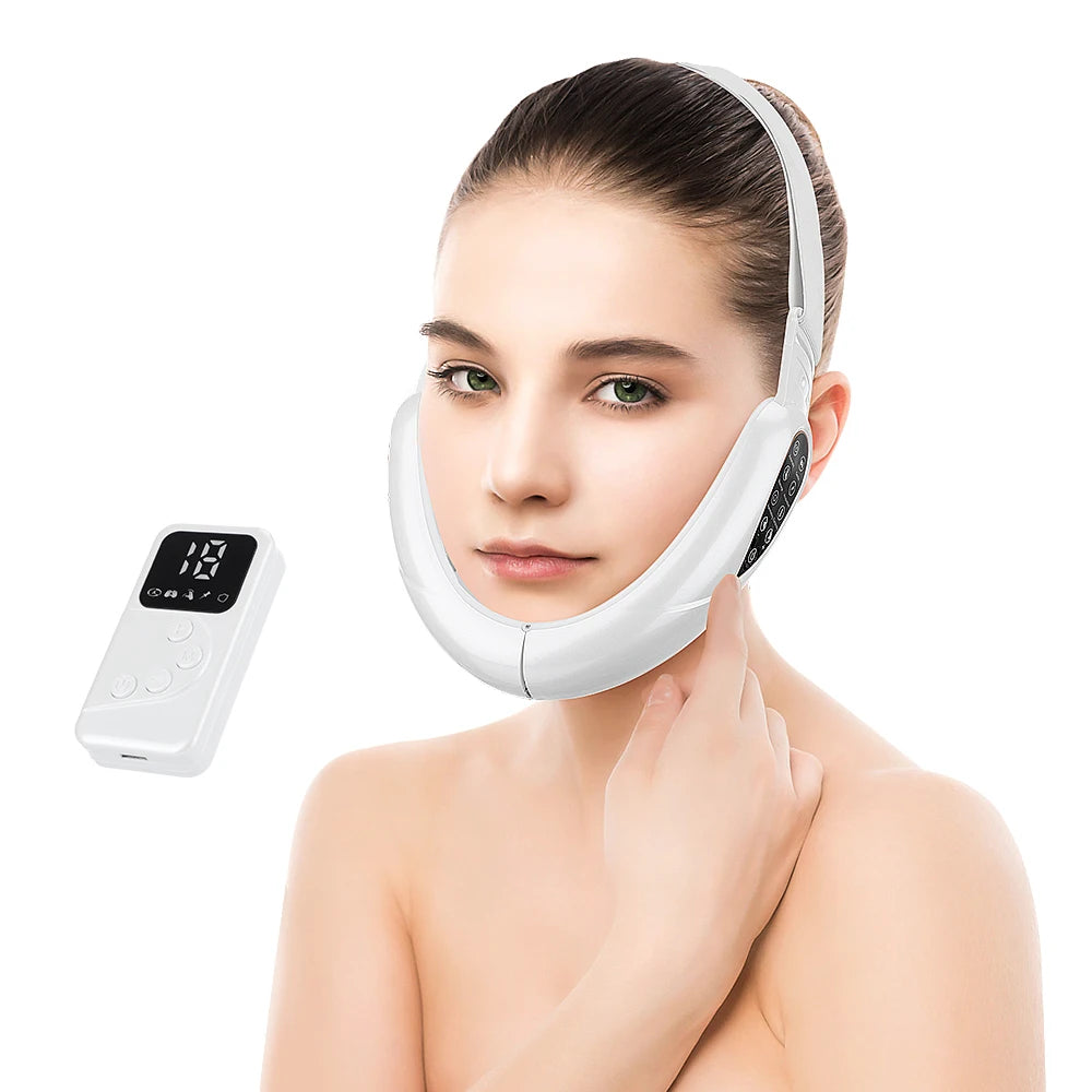 Cosmé Zen – Appareil Lifting Visage V-Face | Vibrations & écran LED Rechargeable