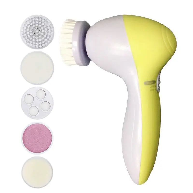 Cosmé Zen – Brosse Nettoyante Visage Électrique 5-en-1 | Anti-Points Noirs & Massage Spa