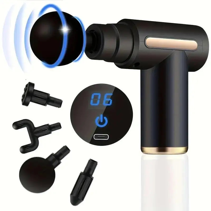 Cosmé Zen – Pistolet Massage Musculaire Professionnel | 99 Vitesses, Recharge USB-C