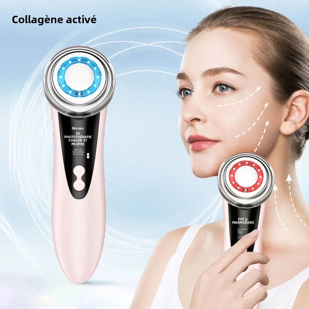 Cosmé Zen – Appareil EMS Microcourant Visage | LED Rouge & Bleue Anti-Rides Raffermissant