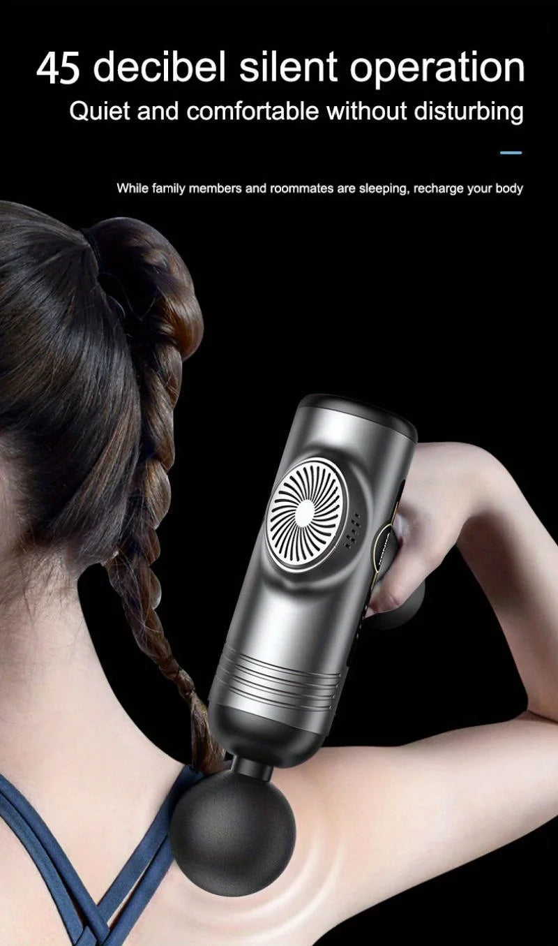 Cosmé Zen – Pistolet Massage Musculaire Professionnel | 99 Vitesses, Recharge USB-C