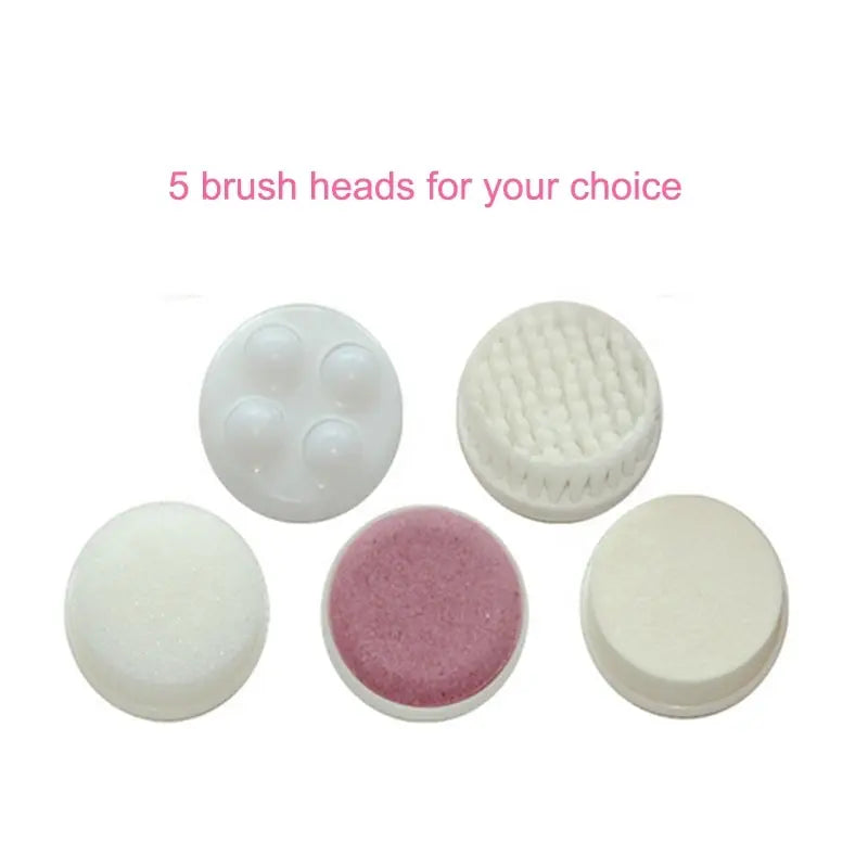 Cosmé Zen – Brosse Nettoyante Visage Électrique 5-en-1 | Anti-Points Noirs & Massage Spa