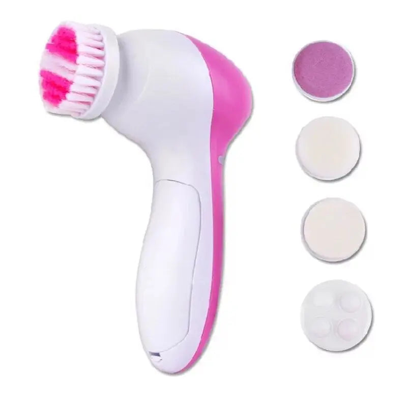 Cosmé Zen – Brosse Nettoyante Visage Électrique 5-en-1 | Anti-Points Noirs & Massage Spa
