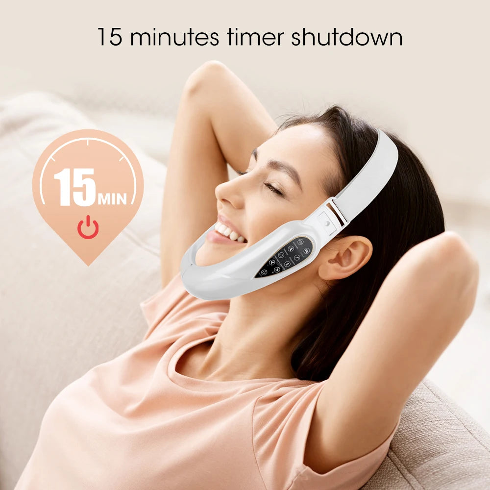 Cosmé Zen – Appareil Lifting Visage V-Face | Vibrations & écran LED Rechargeable