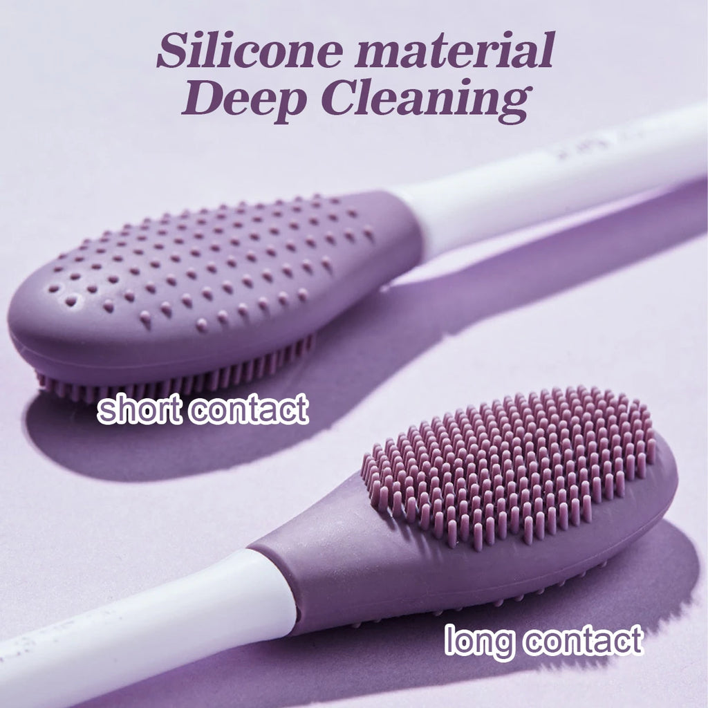 Cosmé Zen – Brosse Nettoyante Silicone & Applicateur Masque 2-en-1 | Exfoliation Douce