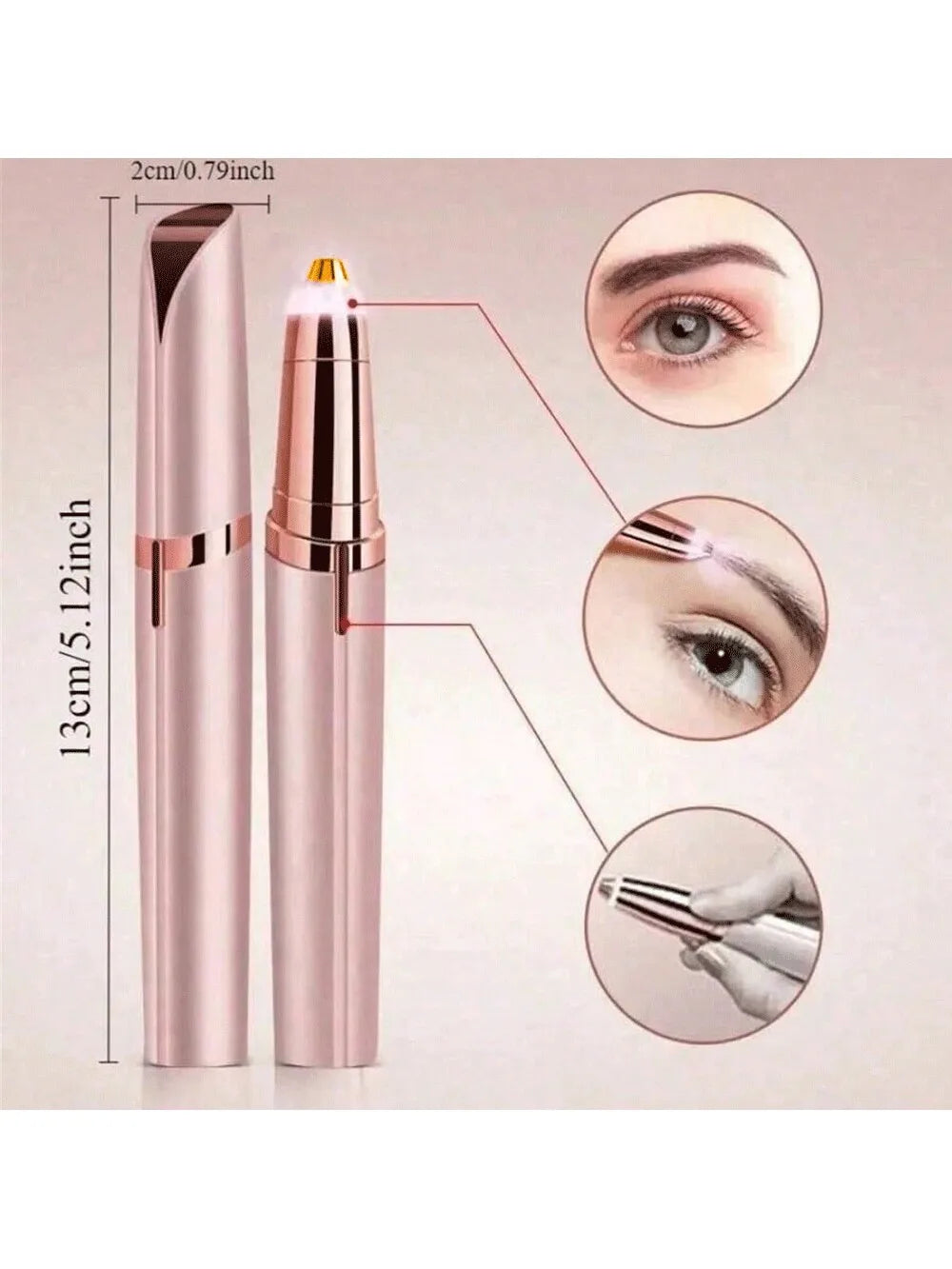 Cosmé Zen – Rasoir Épilateur Sourcils Électrique | Précision & Indolore Rechargeable USB