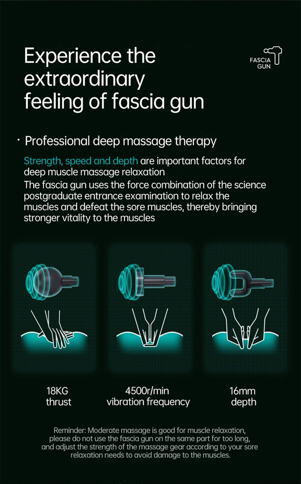 Cosmé Zen – Pistolet Massage Musculaire Professionnel | 99 Vitesses, Recharge USB-C