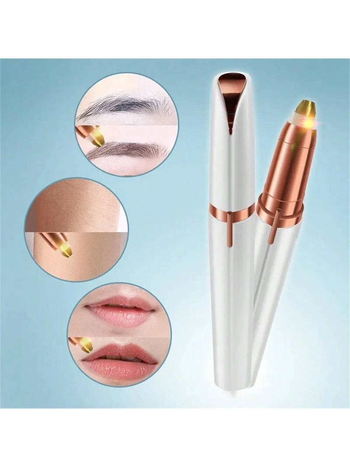 Cosmé Zen – Rasoir Épilateur Sourcils Électrique | Précision & Indolore Rechargeable USB