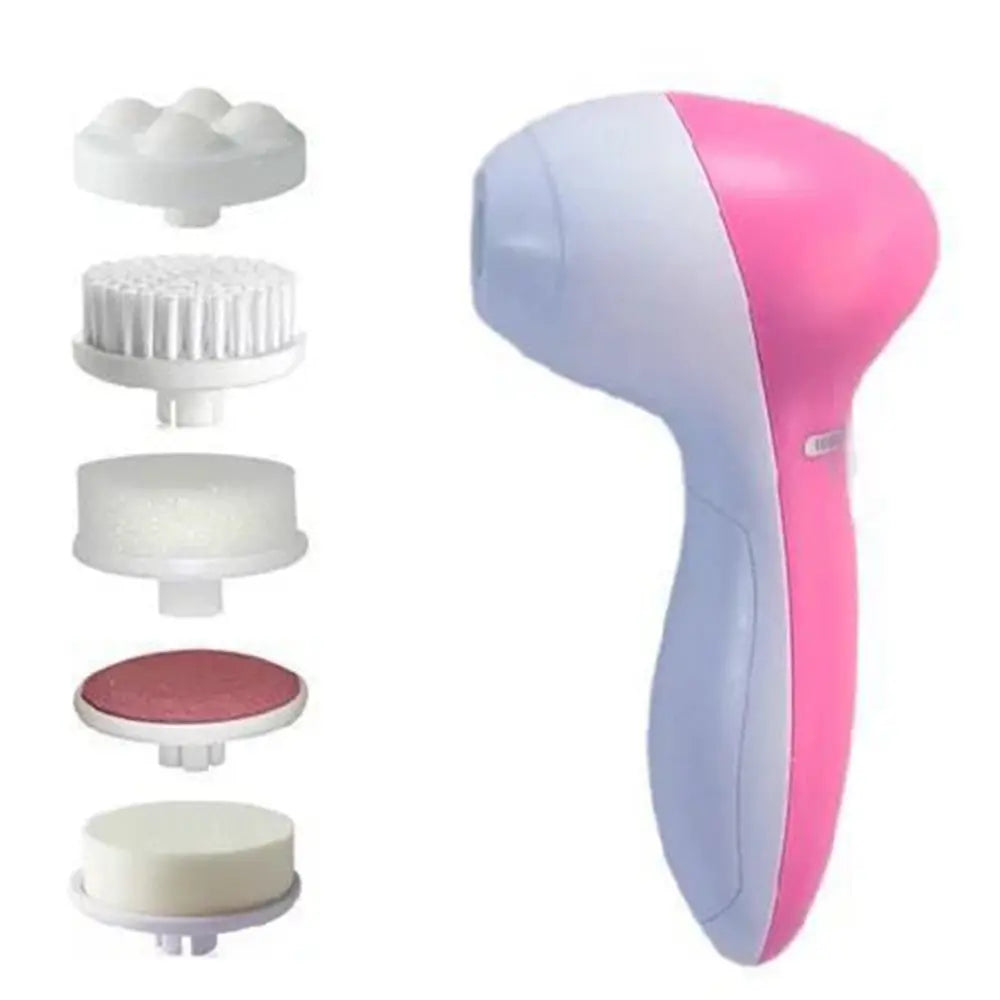 Cosmé Zen – Brosse Nettoyante Visage Électrique 5-en-1 | Anti-Points Noirs & Massage Spa