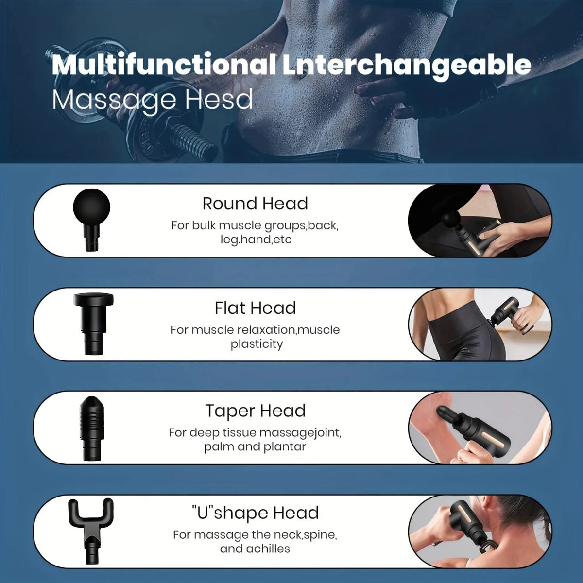 Cosmé Zen – Pistolet Massage Musculaire Professionnel | 99 Vitesses, Recharge USB-C