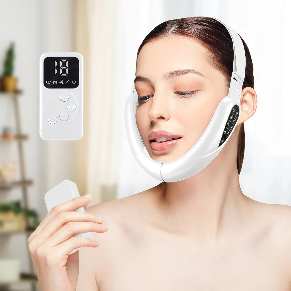 Cosmé Zen – Appareil Lifting Visage V-Face | Vibrations & écran LED Rechargeable